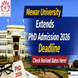 Mewar University Extends PhD Admission 2026 Deadline to January 24; Check Revised Dates Here